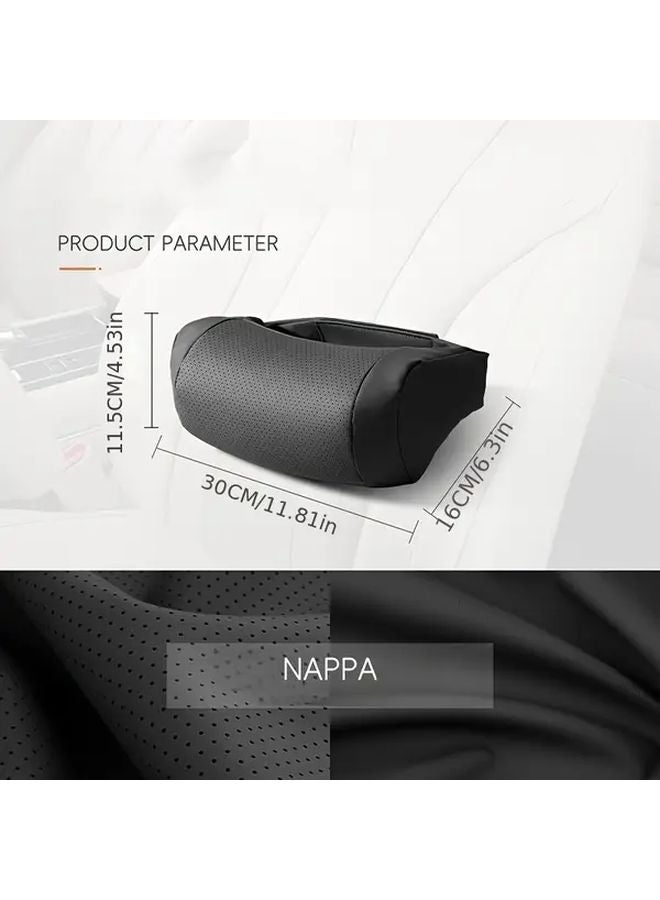 Brown Car Headrest Pillow Ultra Soft Neck Support For Long Drives And Daily Commute - Image 3